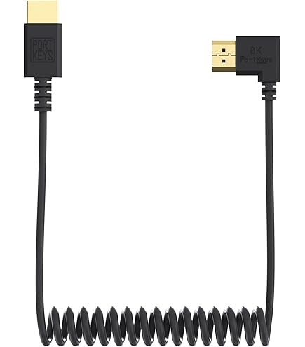 Amazon | KONDOR BLUE | 4KフルHDMIからフルHDMI薄型コイル編組